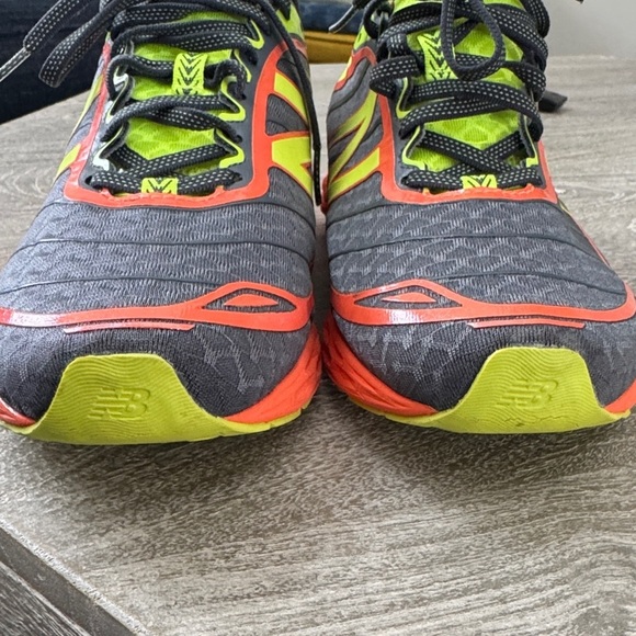 LIKE NEW New Balance Athletic Shoes - Dark Gray and Bright Orange main image 8